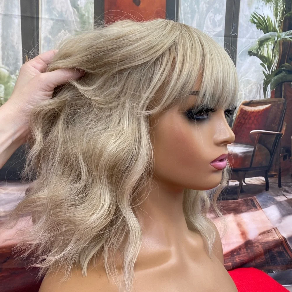 CLEARANCE Soft Light mixed blonde bob wig
